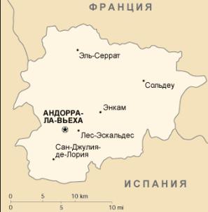 karta Andorra